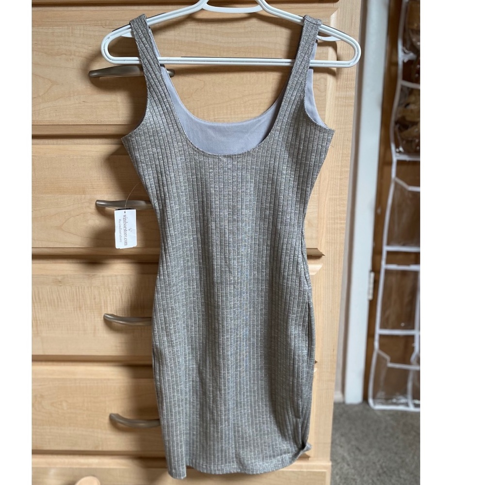 Grey mini dress